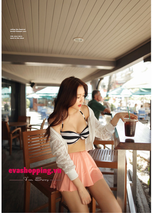 Bộ Bikini Thun Cao Cấp Hàn Quốc Ban Mai Evabkn133